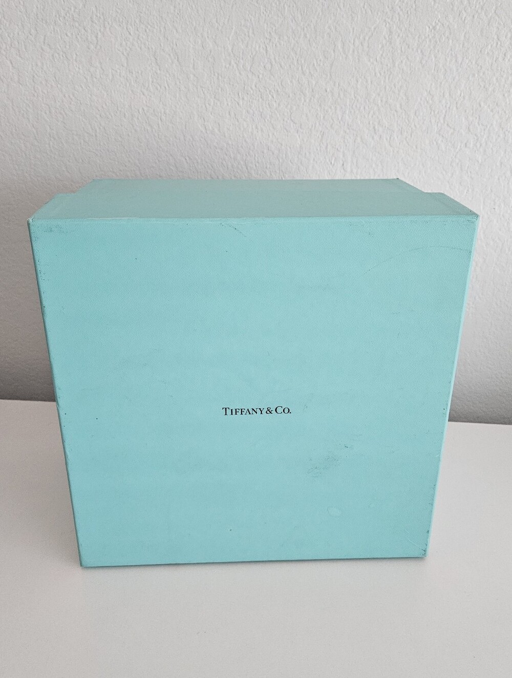 Tiffany & Co Gift Box With Lid 10.5" x 10.5" x 6.5"